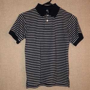 NWOT Black/Gray striped Boys Polo